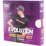 Discmania Evolution 3-Disc Set: The Perfect Starter Pack for Disc Golf